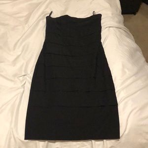 Windsor black strapless cocktail dress